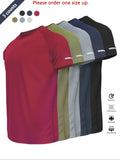 Reflective Sportswear T-Shirt, Breathable Quick-Dry Short Sleeve Crew Neck, Lightweight Men'S Athletic Tee, Fitness Shirt, Ideal for Outdoor Activities