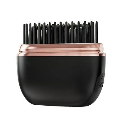 Wireless Hair Straightener Brush USB Rechargeable 30S Fast Heat 3 Temperature for Straight & Curly Hair Types Mini Travel Styler